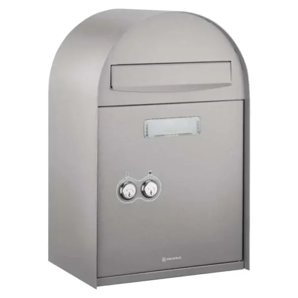 Boîte aux lettres et colis Block Dome gris